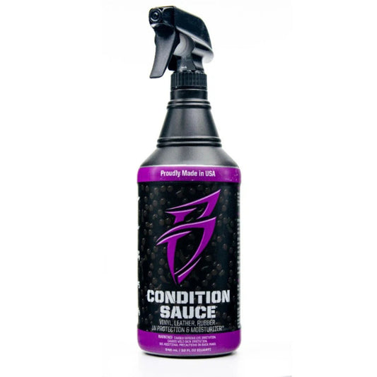 Boat Bling Sauce Condition Sauce for Vinyl, Leather & Rubber UV Protecting and Moisturizing Spray.