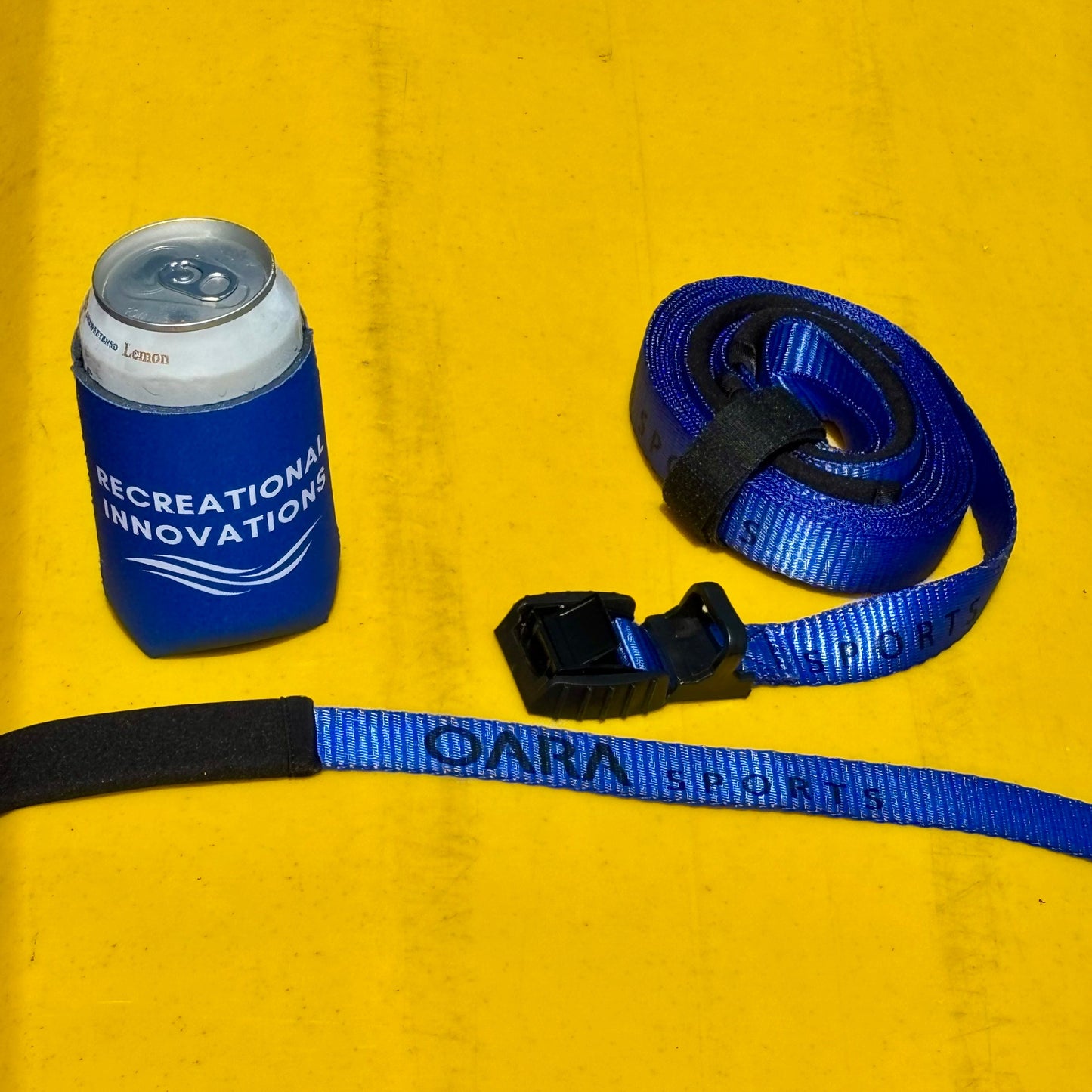Tying down a Necky Elaho Sea Kayak with Protective cam straps from Recreational Innovations.