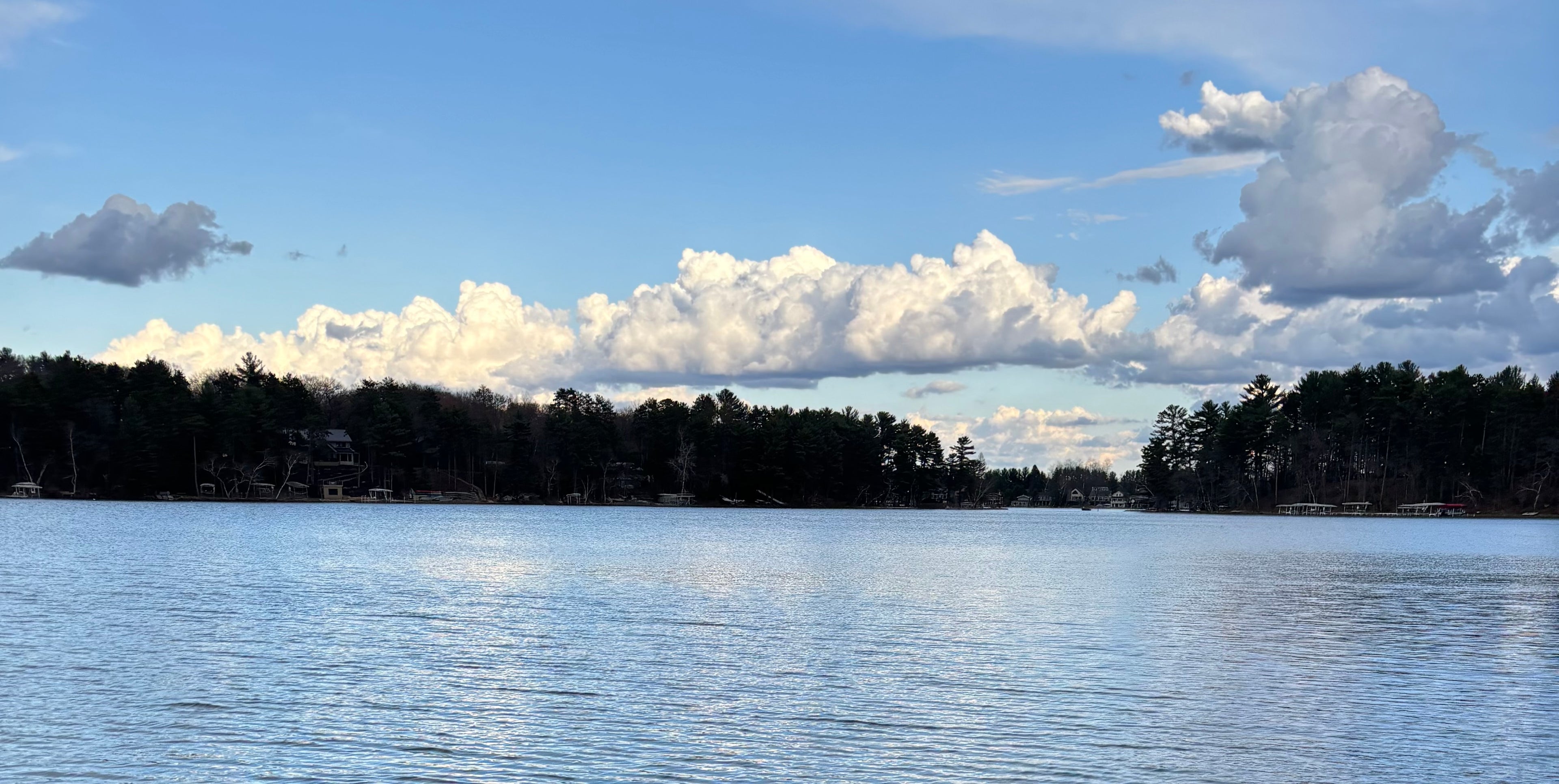 Paddleboarding on Round Lake in Waupaca, Wisconsin.