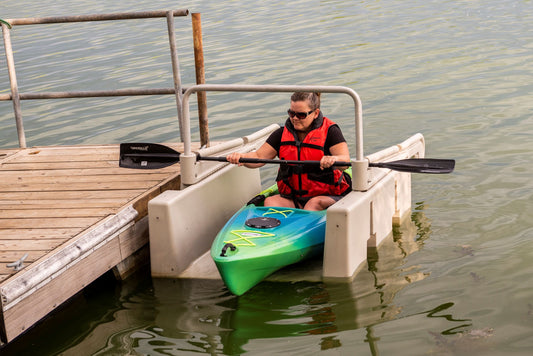 YAKport Kayak Launch, easy on and off the water.