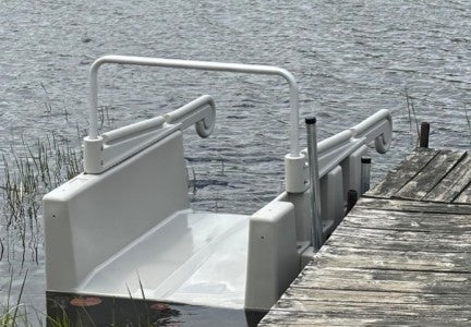 YAKport kayak launch for launching a kayak. Home kayak launches for sale in Wisconsin.