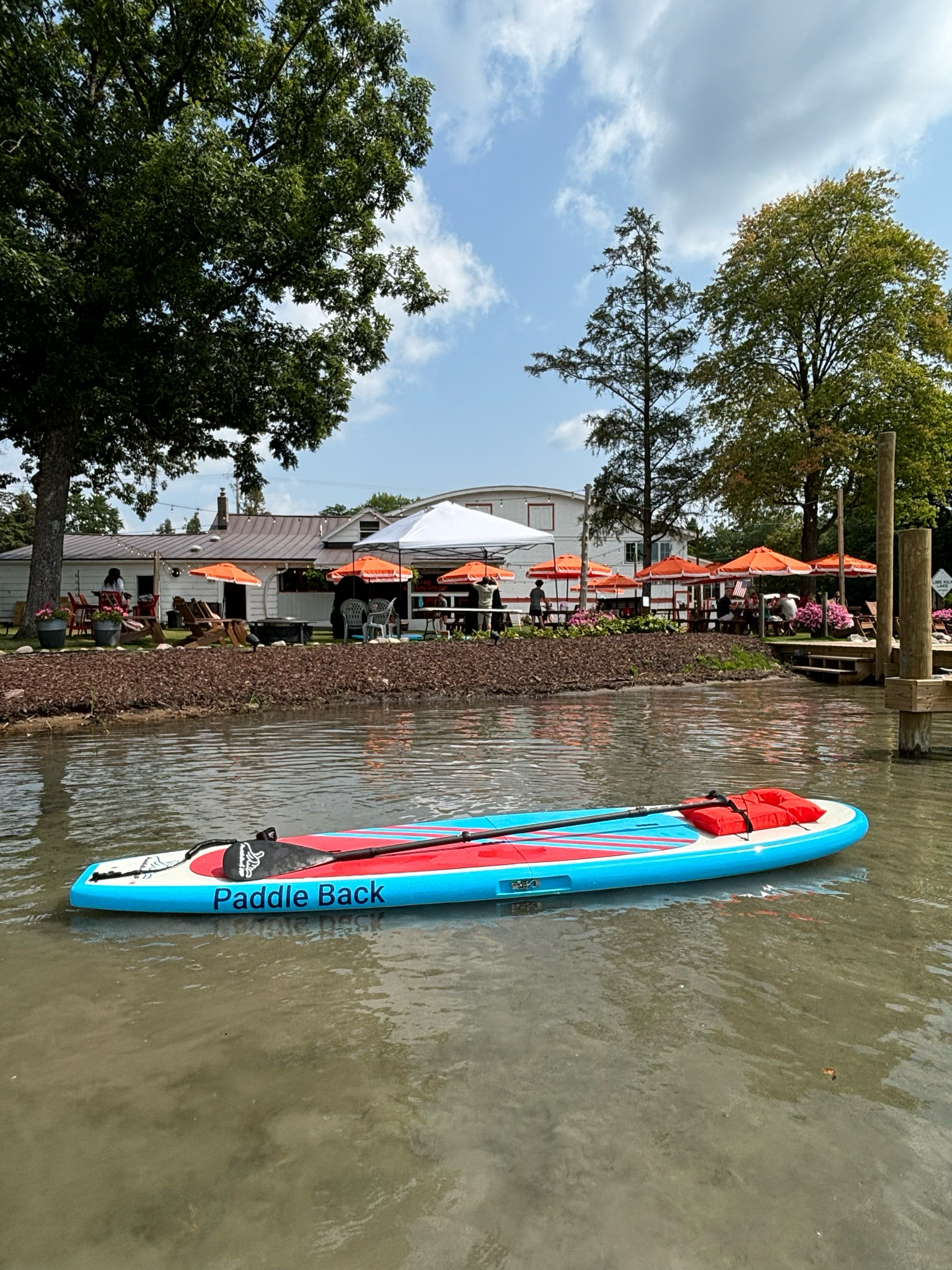 PaddleBack SUP at the ICC in Waupaca.